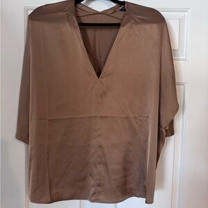 Banana Republic Satin Brown Top
